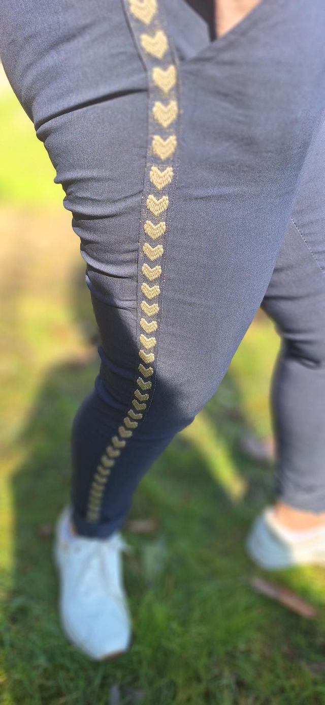 pantalon galon coeur