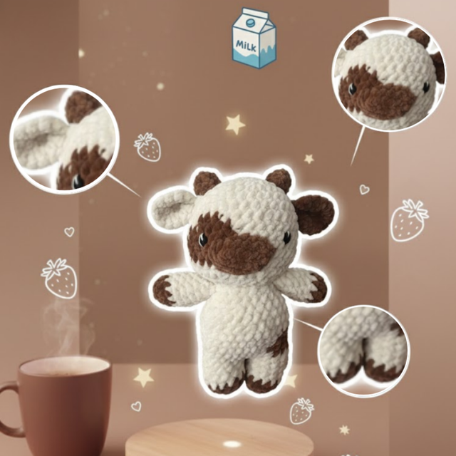 Vache au crochet 🥛