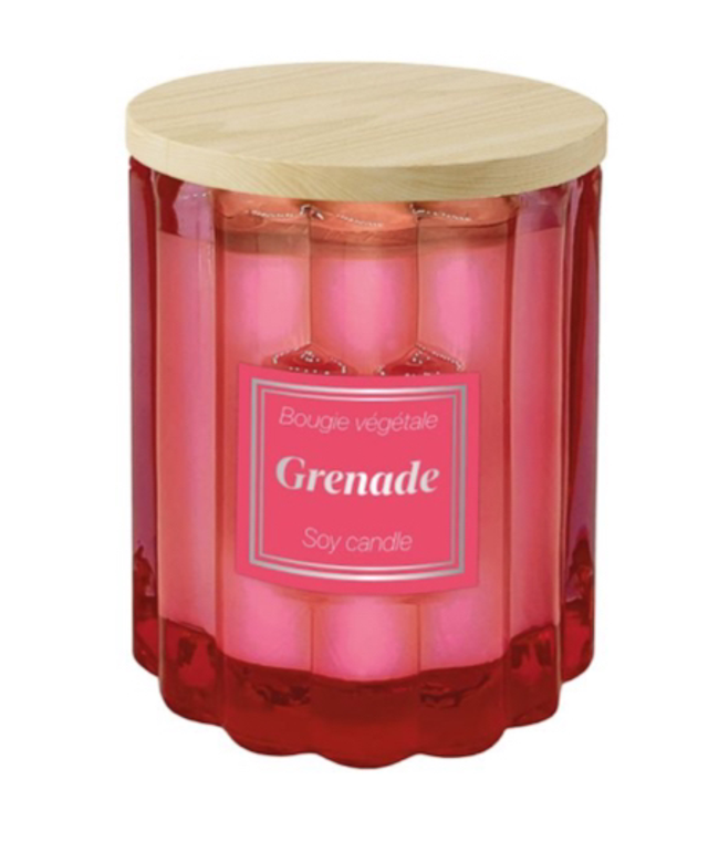 BOUGIE VÉGÉTALE GRENADE – 100G