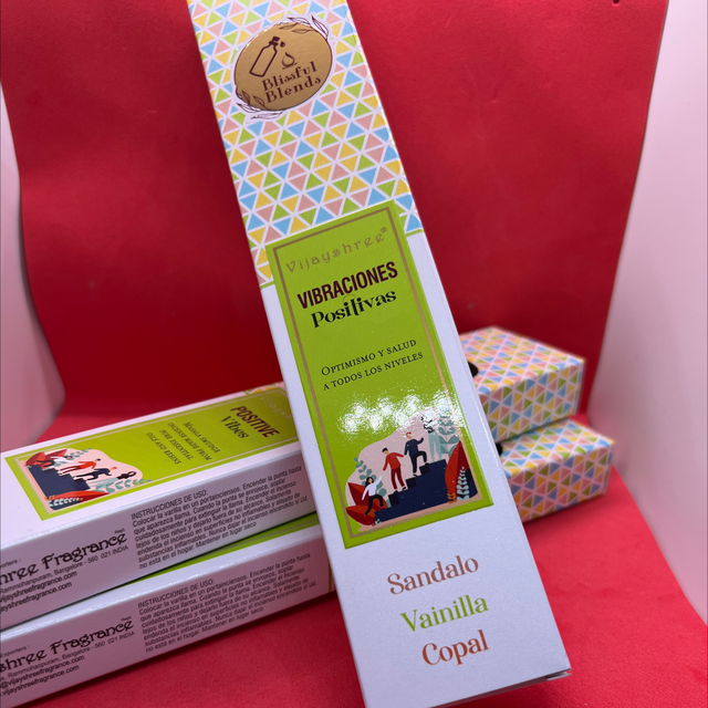 Une boîte d’encens vibrations positives