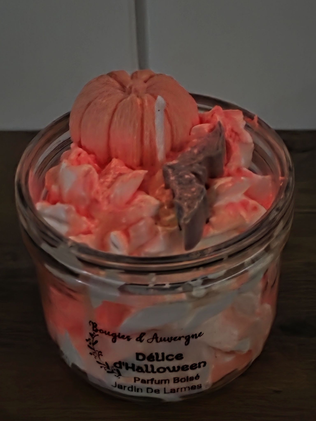 Délice halloween  Bougie phosphorescente