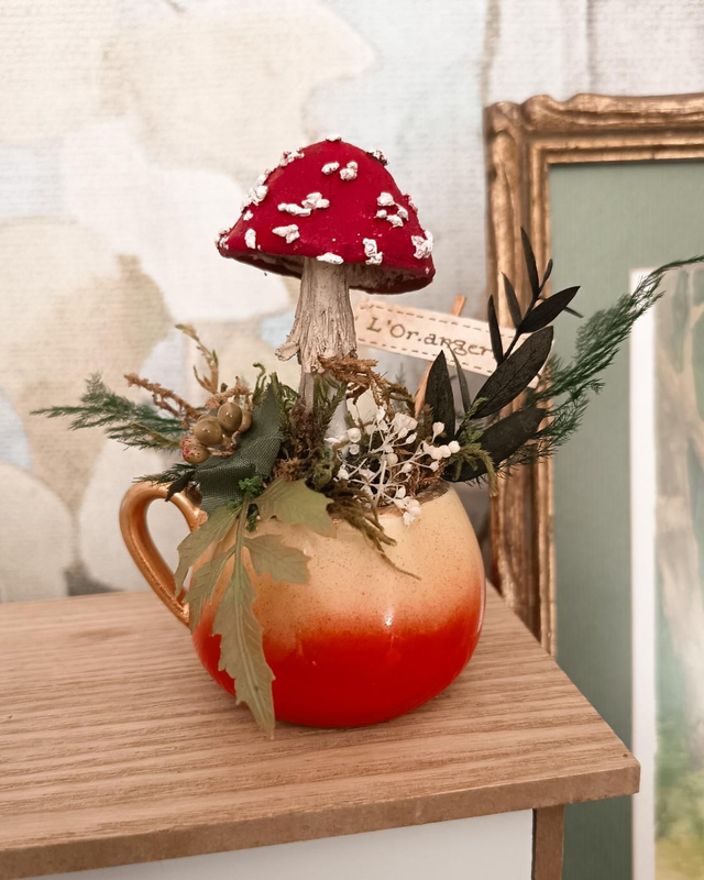 Calice enchanté - Sculpture fantastique