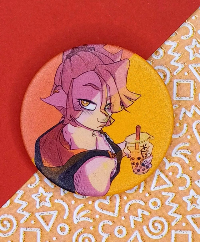 Boba - Original Art Button ⌀44cm