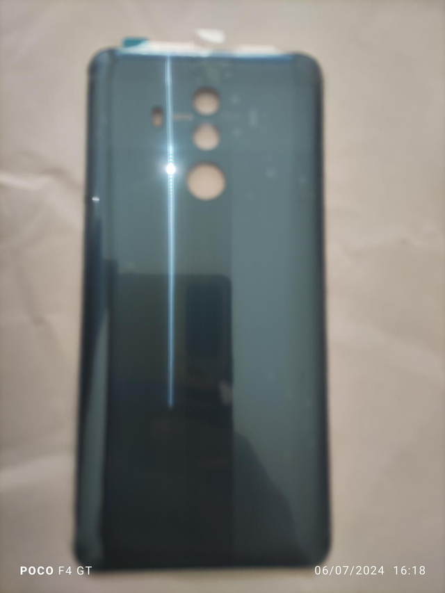 Cache arrière Huawei mate 10pro bleu original