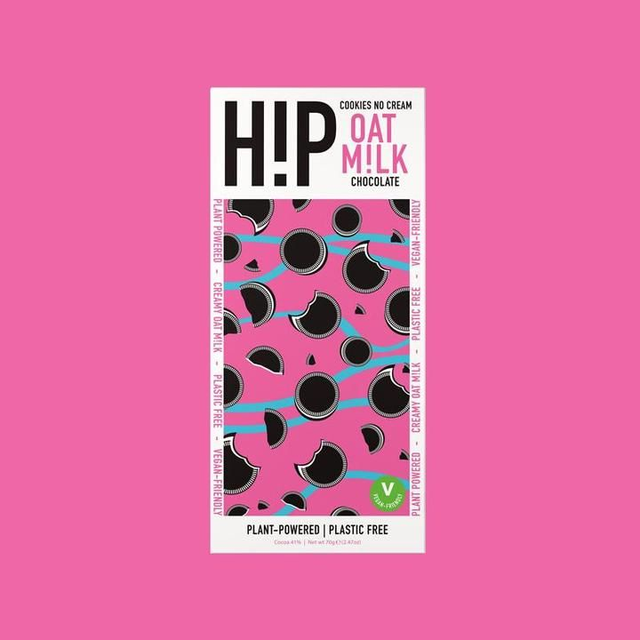H!P Cookies No Cream Oat Milk Chocolate 70g