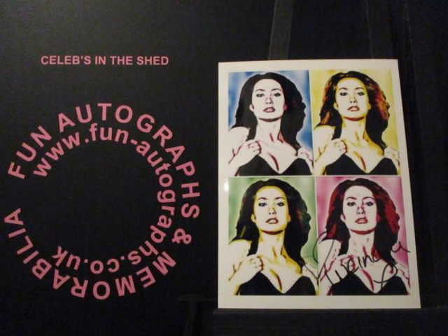 Lucinda Rhodes-Flaherty Authentic Autographed 6x4.5 Pop Art Limited Edition