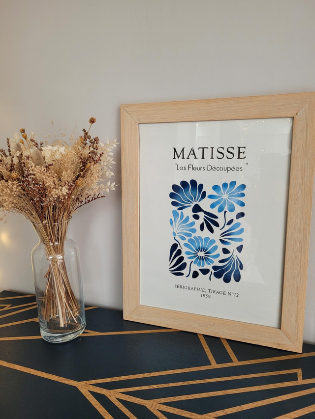 Affiche Matisse "Les fleurs découpées" (modèle 1)