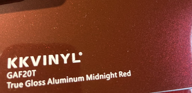 True Gloss Aluminum Midnight Red GAF20T