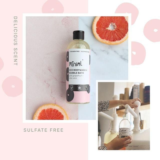 Pre-filled Bottle of Eco Bodywash and Bubble Bath