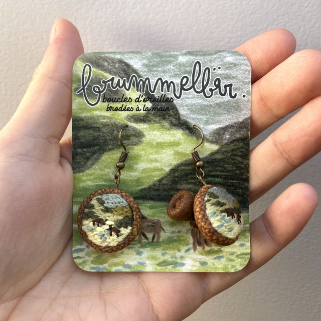 Boucles paysage "Vaches dans prairie"