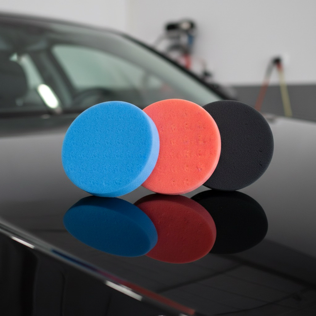 🛠️ pomůcky K2 Duraflex leštící houba, zapínání - suchý zip, průměr 150 mm