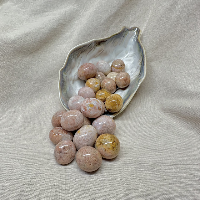 Hay Creek Pink Moss Agate Tumble