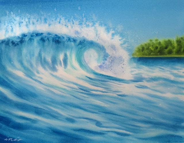 Ola con sal - 31 x 41 cm