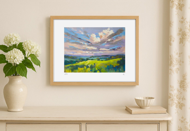 Tirage d'art - Un matin après l'orage