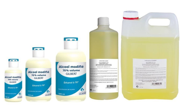 Alcool 70% - 500ml (usage professionnel)