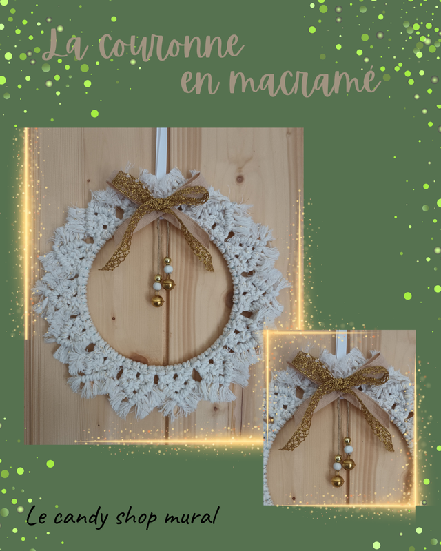 Couronne en macramé