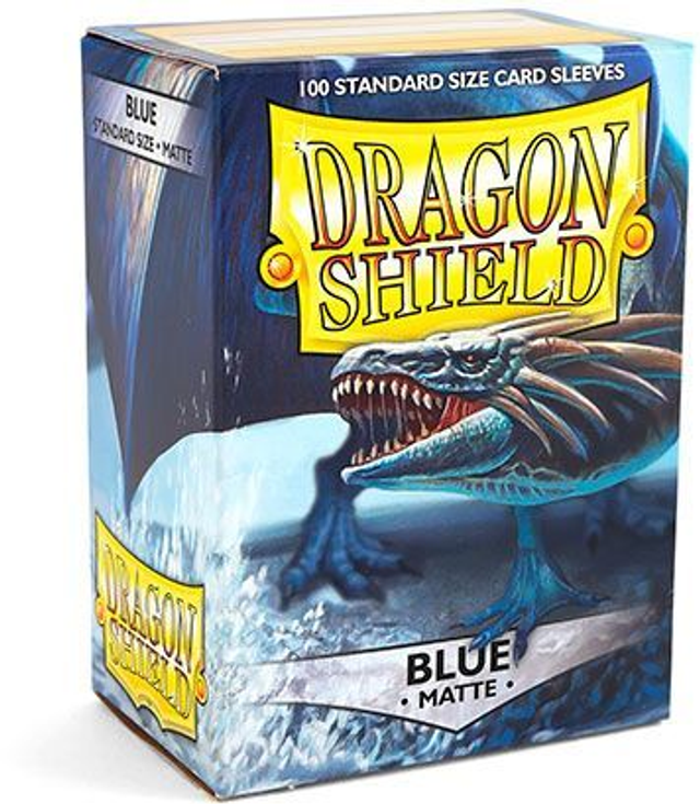 Protectores Dragon Shield Standard Matte 100 Unidades - Blue