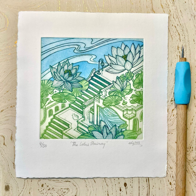 Improbable Cities - The Lotus Stairway (Limited edition)