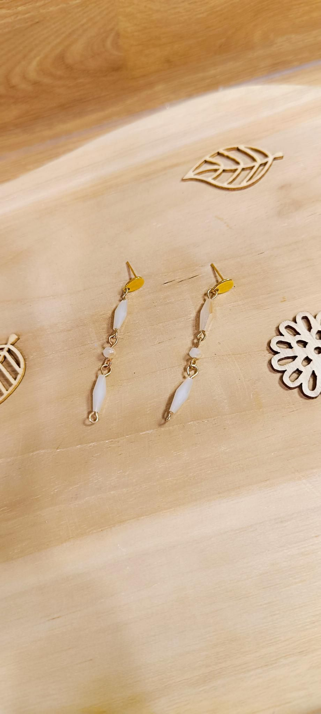 Boucles d'oreilles - Perles pendantes