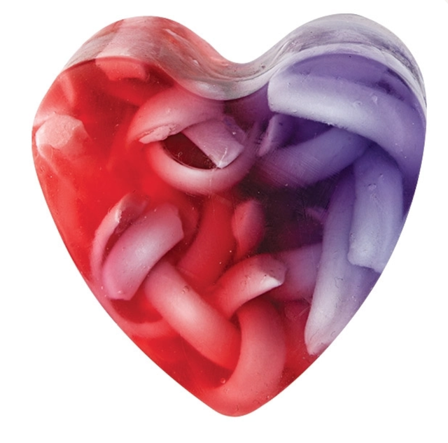 Savon à la glycérine coeur "Lilas"