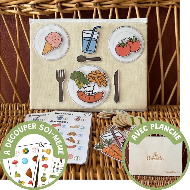 LA TABLE DU CHEF (à préparer - avec planche)