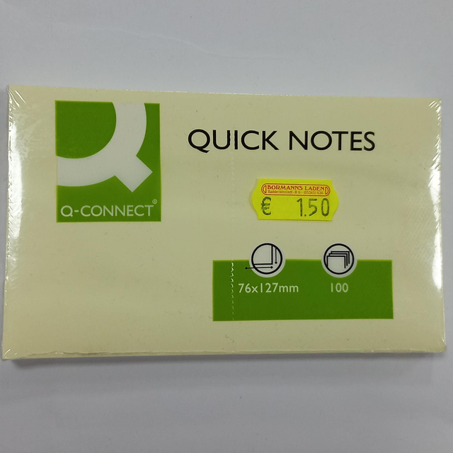 Q-Connect Quick Notes 100 Blatt 76x127mm