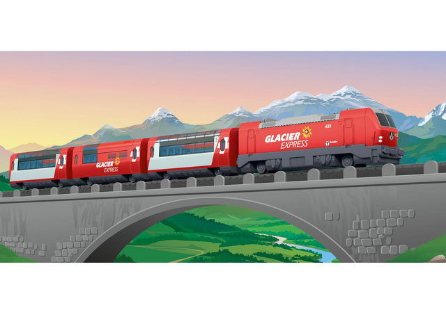Märklin my world - Kit de démarrage « Glacier Express » Marklin 29348 H0