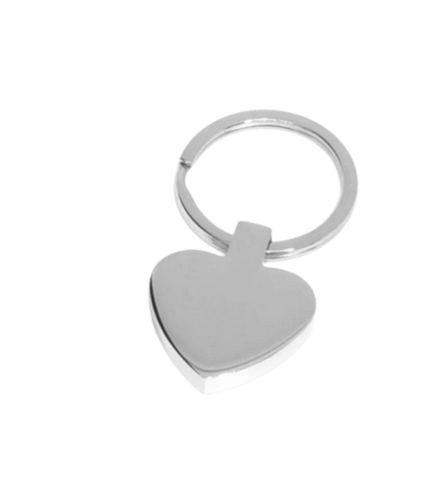 Keyring - Heart - Engraved 