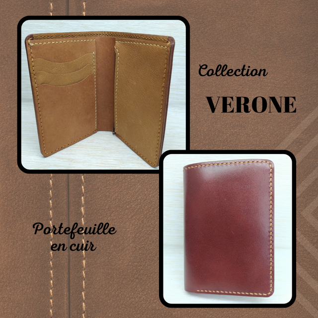 VERONE portefeuille - Marron chocolat