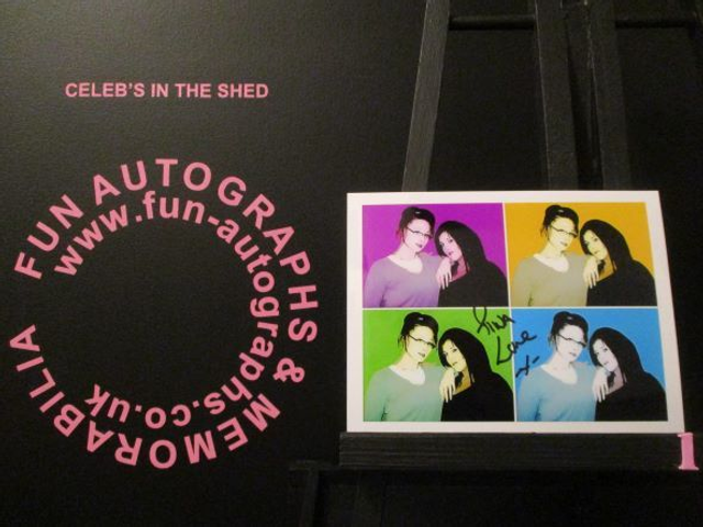 Tina Love Authentic Autographed 6x4.5 Pop Art Limited Edition (1)