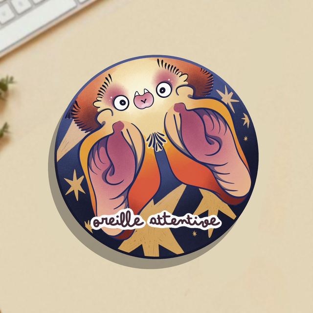 Badge Oreille attentive