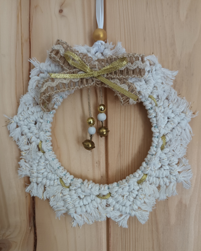 Couronne en macramé