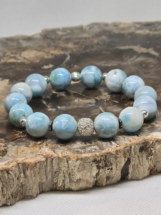 Bracelet Larimar XL 1,2 cm 