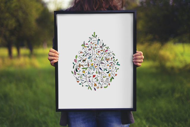 SPRINGDROP | Art print A3
