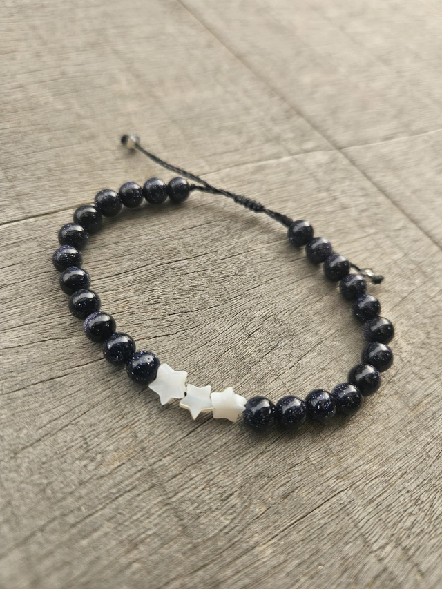 Bracelet fin pierre de sable 