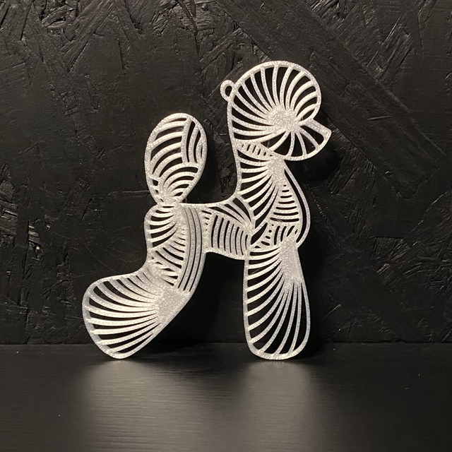 3D - Poodle Asian White