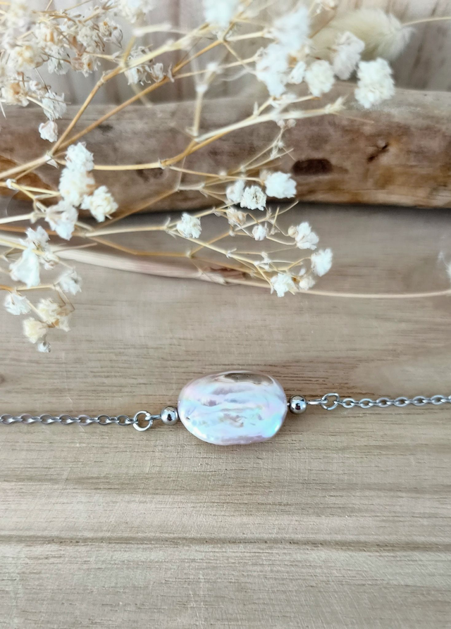 Bracelet Chaîne Perle d'eau douce