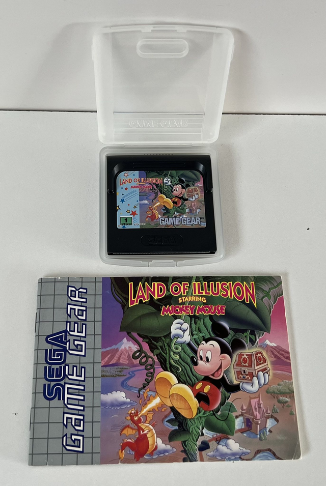 Sega Game Gear Game : Land Of Illusion Starring Mickey Mouse * incl. Manual *