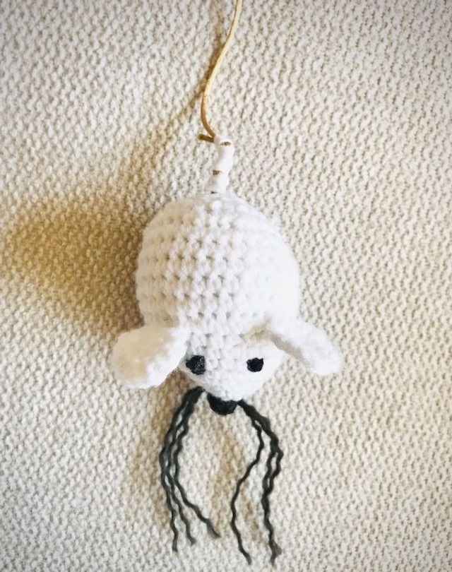 Canne à pêche souris blanche pour chat