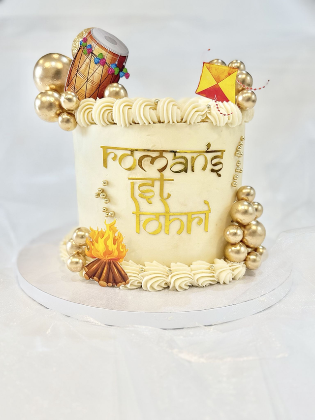 Lohri Celebration Cake