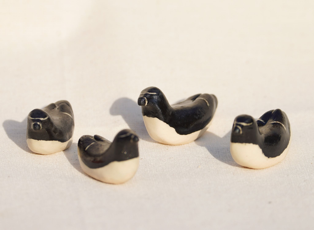 Little ceramic Razorbill