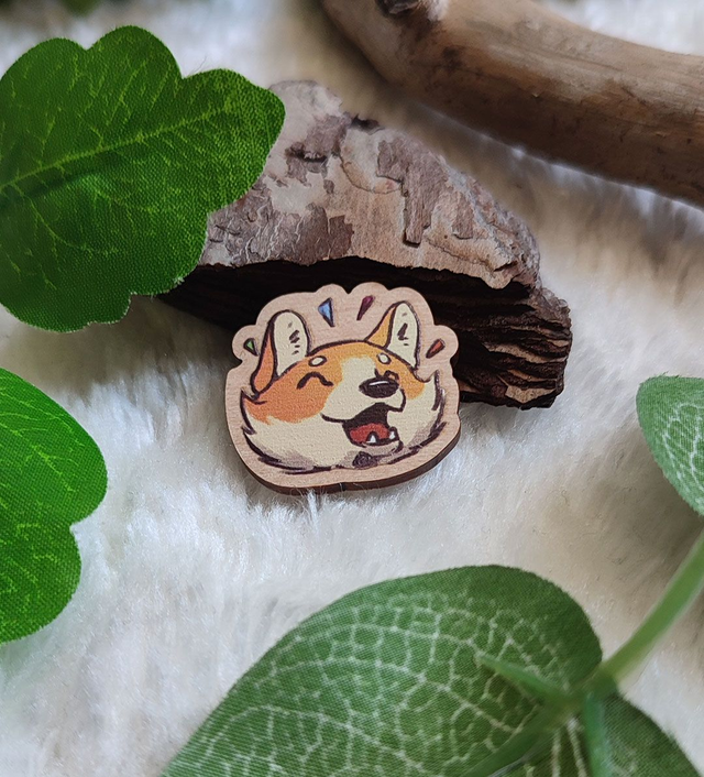 Pin's Corgi Joyeux