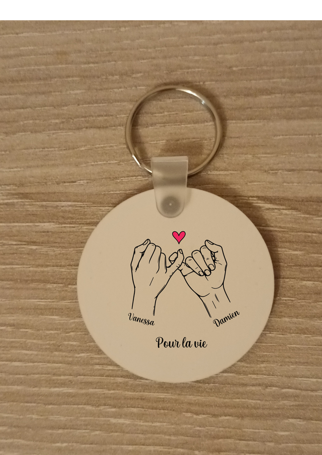 porte clé mains