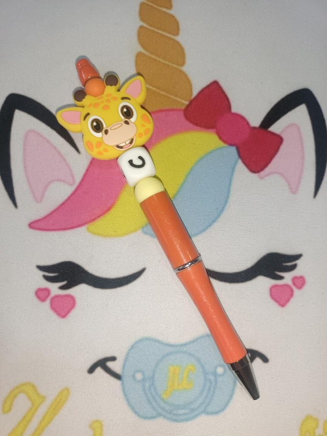 Stylo avec recharge Girafe