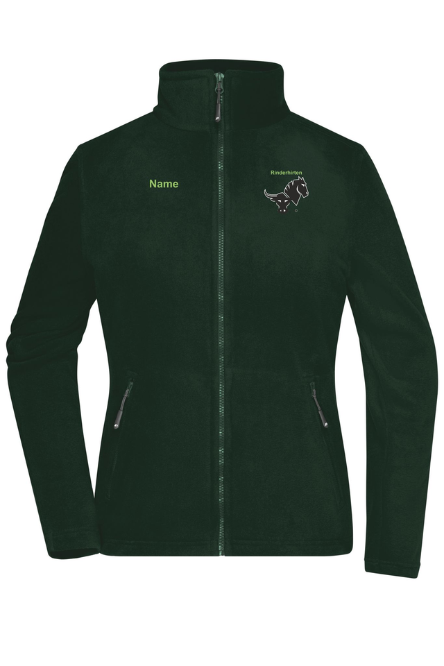 Fleecejacke Damen bestickt mit Logo und Name