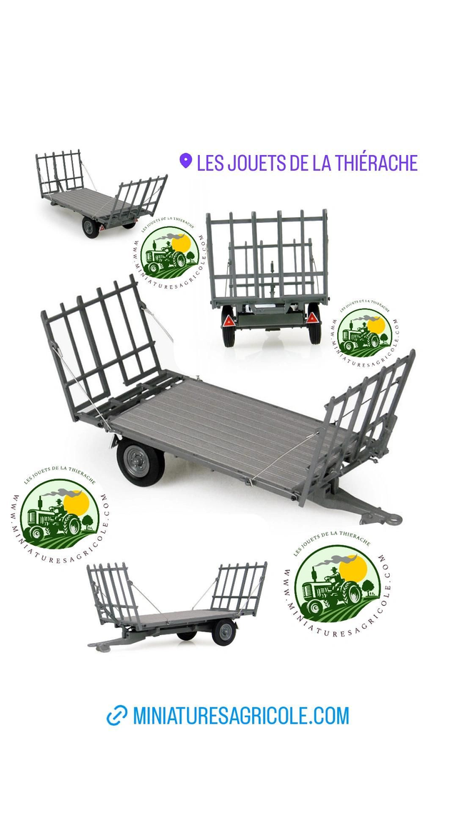 Remorque FERGUSON paille UH4110 UNIVERSAL HOBBIES 1/32

