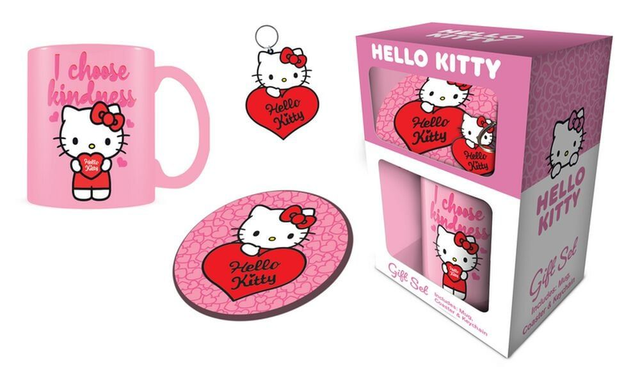 Hello Kitty: Kindness Mug, Coaster & Keyring Gift Set