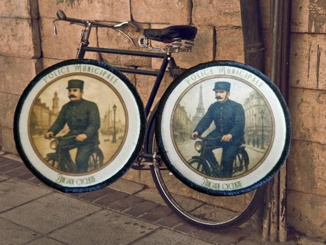 Brigade cycliste vintage