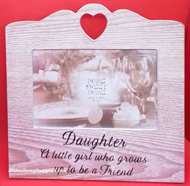 Daughter Frame Loving Sentiment Words 