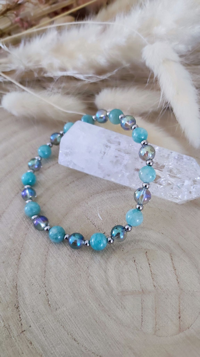 Bracelet "Colère" Amazonite
